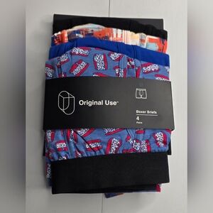 Original Use Men's Boxer Briefs Multicolor 4 Pack Size Medium NWT CH-1637